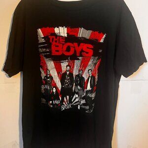 The Boys TV Show T-Shirt Large Ripple Junction Hot Topic Graphic Tee Black